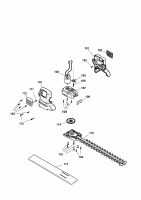 Ersatzteile WOLF-Garten Akku Heckenschere Li-Ion Power HSA 45 V Typ: 7420002 Serie A  (2008) Messer, Messeraufnahme, Motor