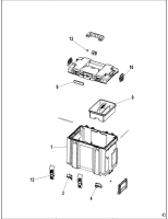 DEWALT Ersatzteile WERKZEUGBOX DWST83294-1 Typ: 1 XJ