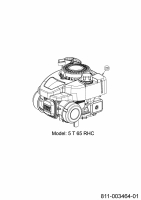 Cub Cadet Ersatzteile Motormäher mit Antrieb LM1 CR53 12D-PQSC603 (2023) Motor