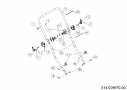 Ersatzteile WOLF-Garten Benzin Rasenmäher mit Antrieb A 460 ASPHW Typ: 12CWTV5E650 (2021) Holm 