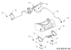 Cub Cadet Ersatzteile Motormäher mit Antrieb LM2 DR53s 12EBPQKC603 (2023) Achsen, Höhenverstellung