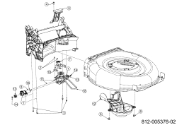 Cub Cadet Ersatzteile Motormäher mit Antrieb LM3 DR53s 12DBPVKC603 (2021) Getriebe, Keilriemen