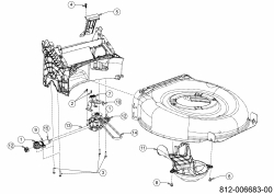 Ersatzteile WOLF-Garten Benzin Rasenmäher mit Antrieb A 530 ASPHWIS Typ: 12CYPV7E650 (2021) Getriebe, Keilriemen 