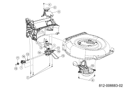 Cub Cadet Ersatzteile Motormäher mit Antrieb LM3 DR53es 12ECPVS7603 (2023) Getriebe, Keilriemen