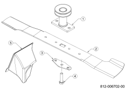 Cub Cadet Ersatzteile Motormäher mit Antrieb LM3 DR53s 12DBPVKC603 (2021) Messer, Messeraufnahme, Mulchstopfen