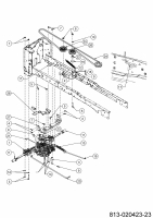 Ersatzteile Verts Loisirs Rasentraktoren VL 117 H Typ: 13ATA1KT617 (2021) Fahrantrieb