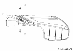 Cub Cadet Ersatzteile Rasentraktoren XT2 PS117I 13DZA1CN603 (2021) Deflektor