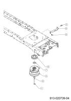 Cub Cadet Ersatzteile Rasentraktoren XT1 OS96 13A8A1TF603 (2024) Elektromagnetkupplung, Motorkeilriemenscheibe