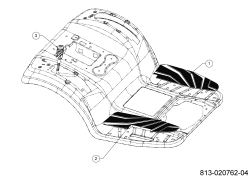 Cub Cadet Ersatzteile Gartentraktoren XT3 QS127 14AFA5TQ603 (2023) Trittbrettbelag
