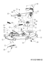 Cub Cadet Ersatzteile Rasentraktoren XT1 LT50 FAB 13AQA1CL056 (2022) Mähwerk (50/127cm)