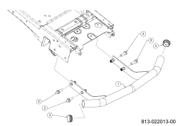 Cub Cadet Ersatzteile Rasentraktoren XT1 OS96 13A8A1TF603 (2023) Stoßstange