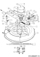 Cub Cadet Ersatzteile Rasentraktoren LR2 NR76 13AB21HD603 (2024) Mähwerk D (30/76cm)
