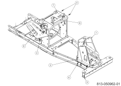 Cub Cadet Ersatzteile Rasentraktoren LR1 MS76 13B726JD603 (2023) Rahmen