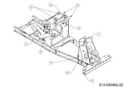 Cub Cadet Ersatzteile Rasentraktoren LR1 MS76 13B726JD603 (2024) Rahmen