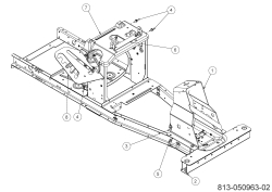 Cub Cadet Ersatzteile Rasentraktoren LR2 NR76 13AB21HD603 (2023) Rahmen