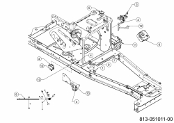 Ersatzteile MTD Rasentraktor Minirider 76 SDE Typ: 13C726JD600 (2021) Elektroteile 