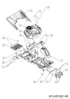 Cub Cadet Ersatzteile Rasentraktoren LR1 MS76 13B726JD603 (2021) Verkleidungen