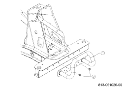 Cub Cadet Ersatzteile E-Rasentraktoren LR2 ES76 33BA27JD603 (2023) Stoßstange