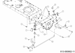 Ersatzteile Tigara Rasentraktoren TG 15 / 96 HEM Typ: 13BB79KF649 (2021) Vorderachse