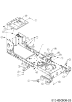 Cub Cadet Ersatzteile Rasentraktoren LT1 NS92 13AB77BY603 (2024) Rahmen