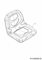 Cub Cadet Ersatzteile Rasentraktoren LT3 PR105 13AJ71BN603 (2024) Sitz