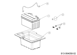 Cub Cadet Ersatzteile Rasentraktoren LT2 NR92 13AB71BE603 (2023) Batterie