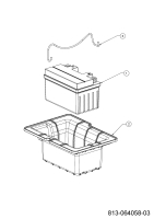 Cub Cadet Ersatzteile Rasentraktoren LT2 NR92 13AB71BE603 (2024) Batterie