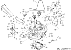 Cub Cadet Ersatzteile Rasentraktoren LT3 PR105 13AJ71BN603 (2024) Mähwerk N (41/105cm)
