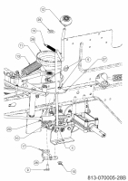 Ersatzteile MTD Rasentraktor Smart RN 145 Typ: 13A876KN600 (2021) Schalthebel 