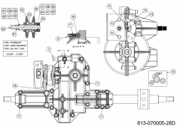 Ersatzteile MTD Rasentraktor Smart RN 145 Typ: 13A876KN600 (2021) Getriebe 2 