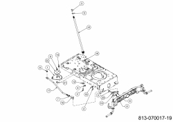 Ersatzteile MTD Rasentraktor LUXURY L EDITION Typ: 13BT71KN615 (2021) Lenkung 