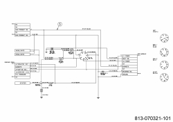 Cub Cadet Ersatzteile Rasentraktoren LT3 PR105 13BJ71DN603 (2021) Schaltplan