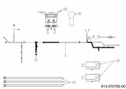 Ersatzteile Black Edition Rasentraktoren 195-92 H Typ: 13B871ME615 (2021) Elektroteile