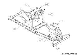 Cub Cadet Ersatzteile E-Rasentraktoren LR2 ES76 33BA27JD603 (2023) Rahmen