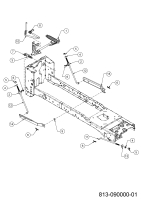 Cub Cadet Ersatzteile E-Rasentraktoren XT2 ES107 33ABA7CS603 (2021) Mähwerksaushebung