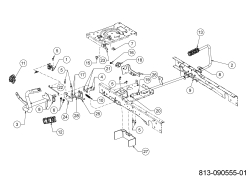 Cub Cadet Ersatzteile E-Rasentraktoren XT2 ES107 33ABA7ES603 (2024) Pedale