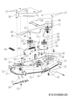 Cub Cadet Ersatzteile Gartentraktoren XT3 QS127 14BFA5CQ603 (2021) Mähwerk Q (50/127cm)