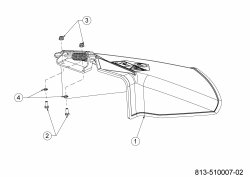 Cub Cadet Ersatzteile Rasentraktoren XT1 OS96 13A8A1TF603 (2024) Deflektor