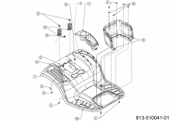 Cub Cadet Ersatzteile Rasentraktoren XT1 OS96 13A8A1TF603 (2022) Sitzwanne