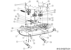 Cub Cadet Ersatzteile Rasentraktoren XT2 PS107 13CGA1CS603 (2021) Mähwerk S (42/107cm)