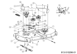 Cub Cadet Ersatzteile Rasentraktoren XT2 QS117 13AFA1TN603  (2022) Mähwerk T (46/117cm)
