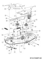 Cub Cadet Ersatzteile Gartentraktoren XT3 QS127 14AFA5TQ603 (2023) Mähwerk Q (50/127cm)