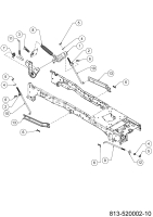 Cub Cadet Ersatzteile Rasentraktoren XT2 PR95 13AGA1TB603 (2022) Mähwerksaushebung
