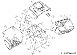 Cub Cadet Ersatzteile Rasentraktoren XT2 PR95 13DGA1CB603 (2021) Grasfangeinrichtung