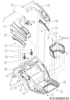 Cub Cadet Ersatzteile Rasentraktoren XT1 OR95 13A8A1TB603 (2024) Sitzwanne