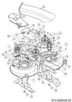 Cub Cadet Ersatzteile Rasentraktoren XT2 PR95 13AGA1TB603 (2024) Mähwerk B (37/95cm)