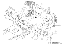 Cub Cadet Ersatzteile Gartentraktoren XT3 QS127 14AFA5TQ603 (2022) Stoßstange ab 09.12.2021