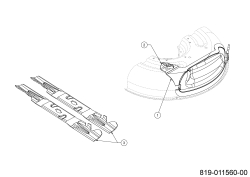 Cub Cadet Ersatzteile Zero Turn XZ6 S117 17AIGBYN603 (2022) Mulch Kit