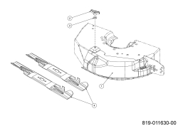 Cub Cadet Ersatzteile Zero Turn XZ6 S107 17AAGBYE603 (2024) Mulch Kit