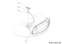 Cub Cadet Ersatzteile Zero Turn XZ5 EL107 34BBA2CS603 (2024) Mulch Kit